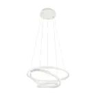 Eglo Pendelleuchte Lobinero-Z Aluminium Stahl Weiß 40W 6100lm - 830-865 Abstimmbares Weiß | IP20 - Zigbee Dimmbar